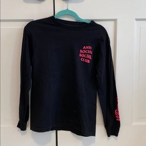 Anti social social club long sleeve tee